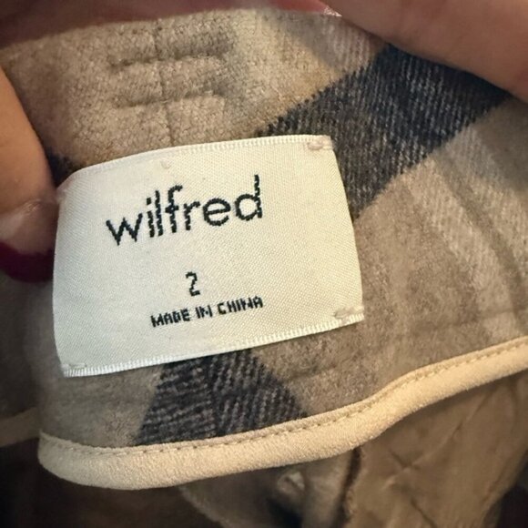 Aritzia Wilfred Wool Tie Front Pants size 2 - Picture 10 of 12